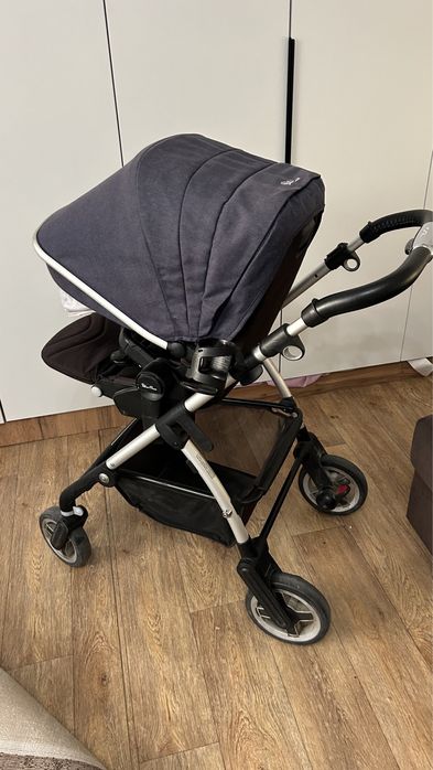 Коляска 2в1 люлька прогулочный блок прогулка