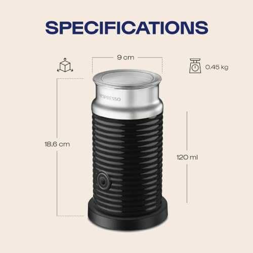 Разпенвател за мляко Nespresso Aeroccino 3 топла и студена пяна