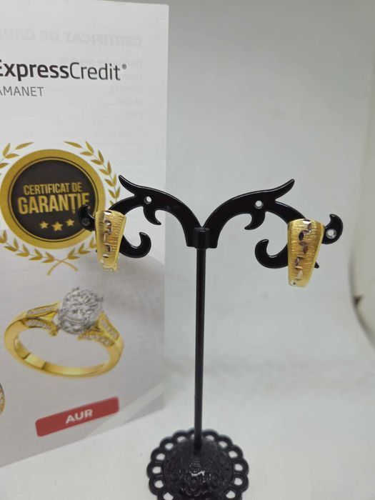 Cercei aur 14k 1.85gr (53545 AG1/30 Pacurari 2) Garantie 2 ani!