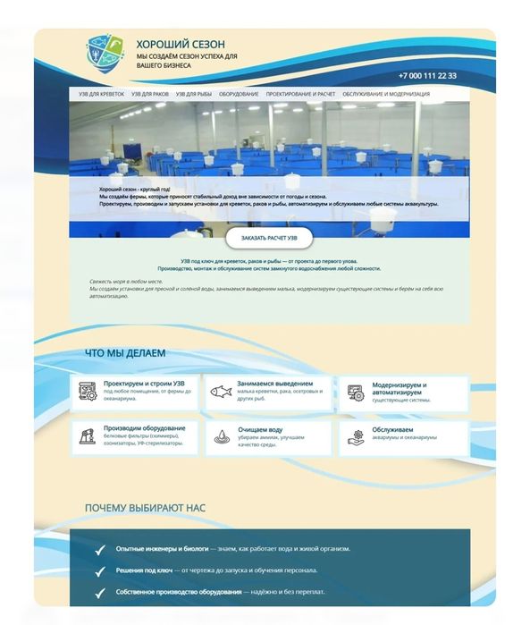 Разработка сайта