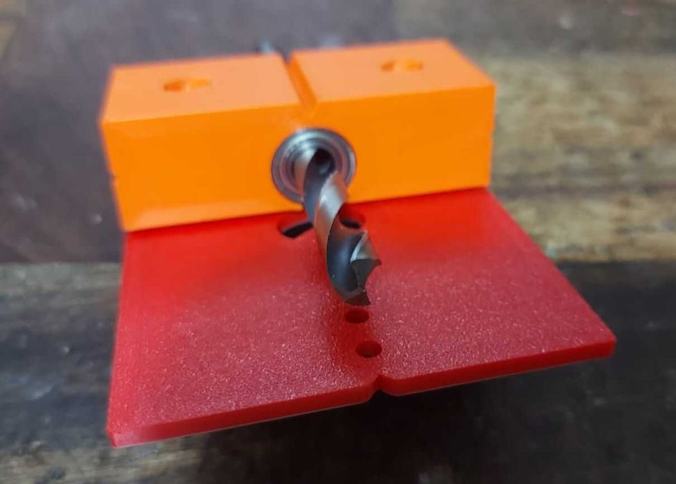 Sablon template mobilier PAL 18mm demontabil Minifix 15 cama cu tija