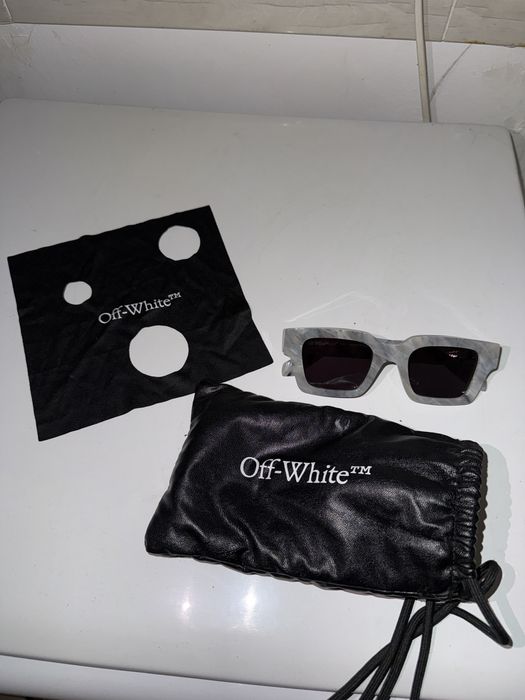 Ochelari Off white Marble