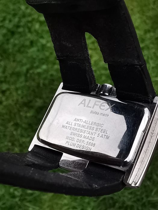 Ceas Alfex - Elvețian - Ronda 5 rubine - Dama - 28*38 mm