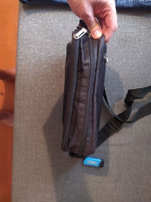 Мужская сумка барсетка через плечо б/у