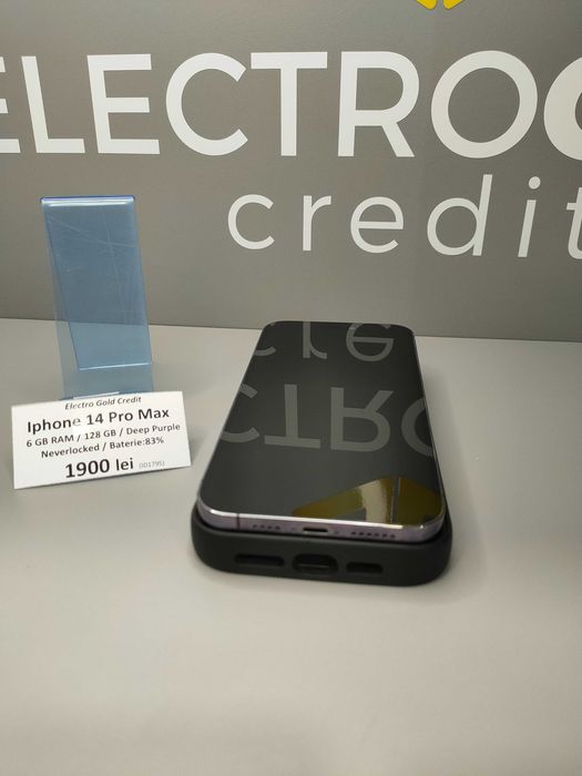 Iphone 14 Pro Max Deep Purple 6GB RAM/128GB/Neverlocked/Baterie: 83% ID1795