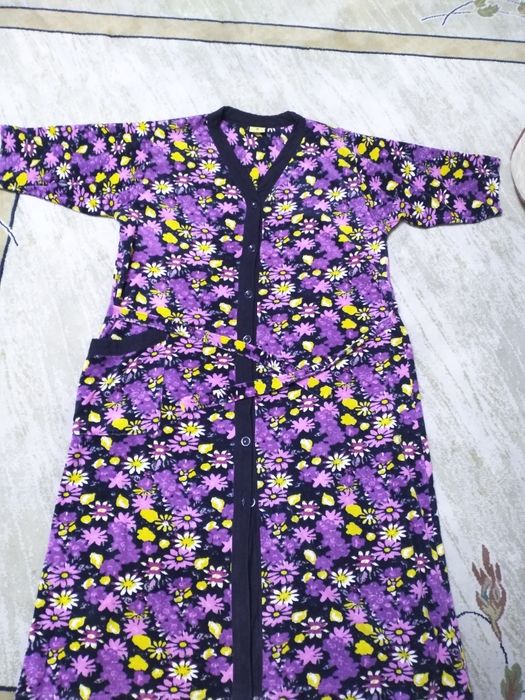 Халаты трикотаж велюр 50-52