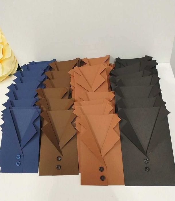 Луксозни покани тип сако с 2копченца за абитуриентски бал за момче