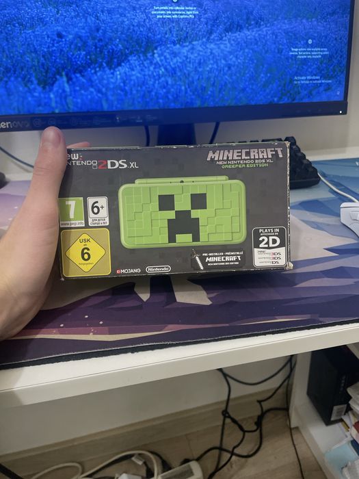 New Nintendo 2DS XL creeper edition