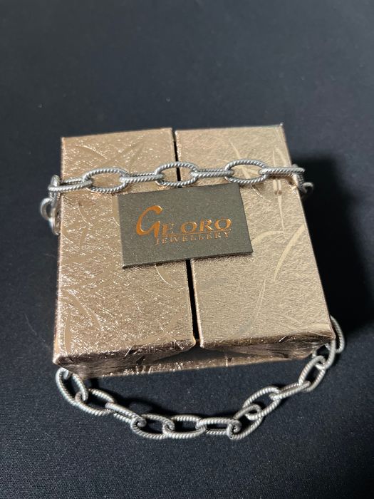Сребърен синджир 925 – 44 см, 18 г, с оригинална кутийка (GeOro)