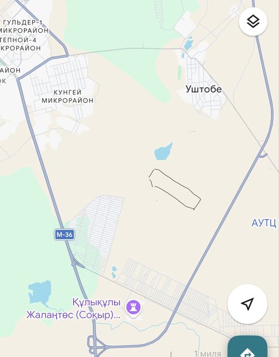 Участок 57,3 гектар
