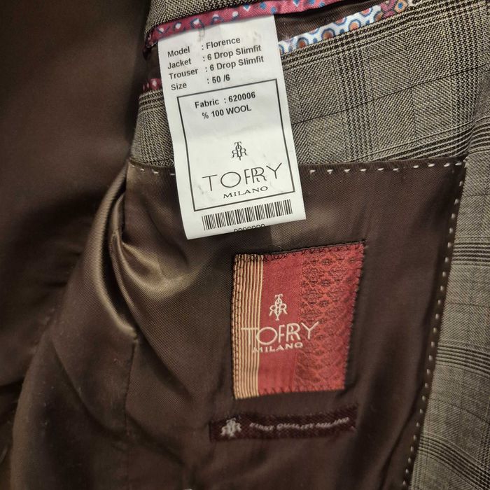 Costum modern bărbați TORRY MILANO Lână 100% mărimea M