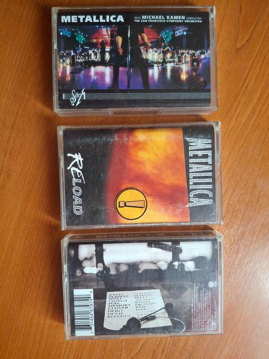 Lot casete audio originale METALLICA