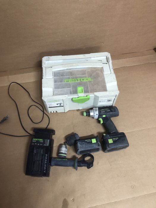 Festool pdc 18/4 masina de gaurit cu percutie la set