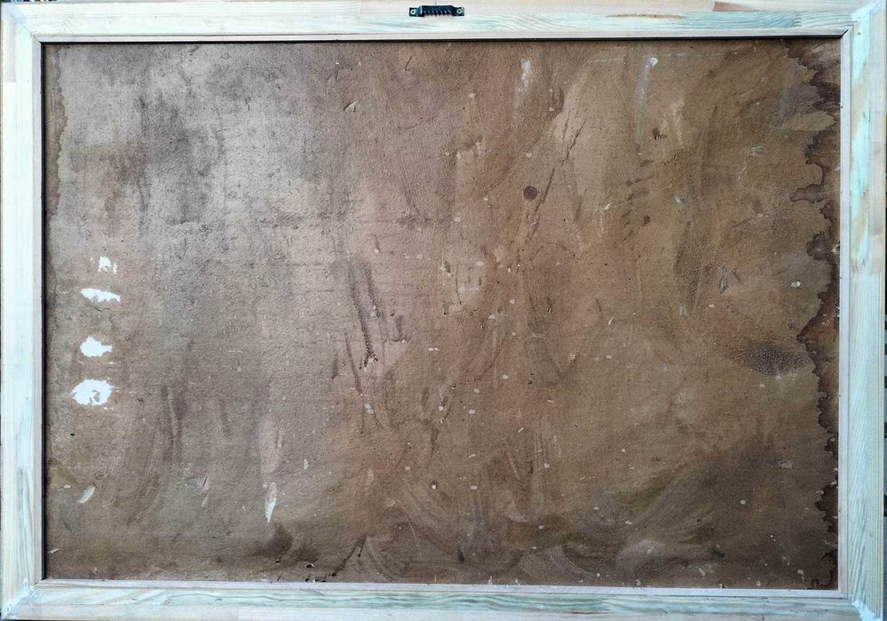 Luiza OPRIŞ-"Nud culcat", de mari dimensiuni, pictură veche (1962)