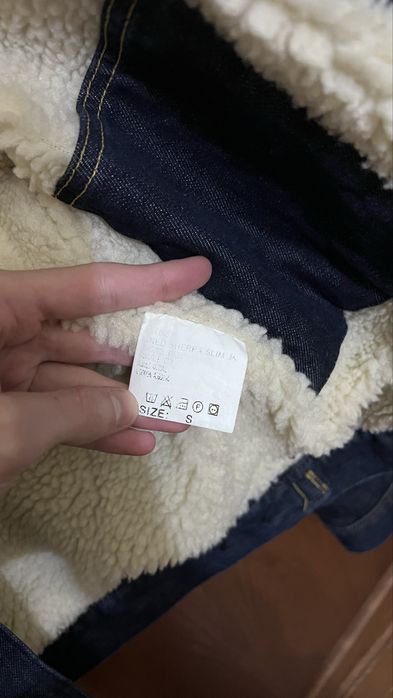 Geaca Lee de blugi denim captusita S