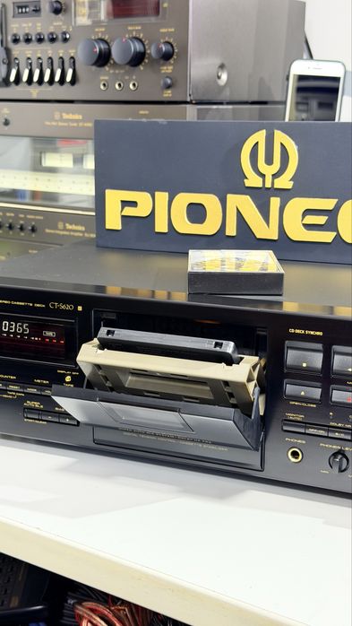 Pioneer CT-S620 – Stereo Cassette Deck 3 Head, Reference Master, Super Auto BLE, Dolby B/C, HX Pro, Dual Capstan