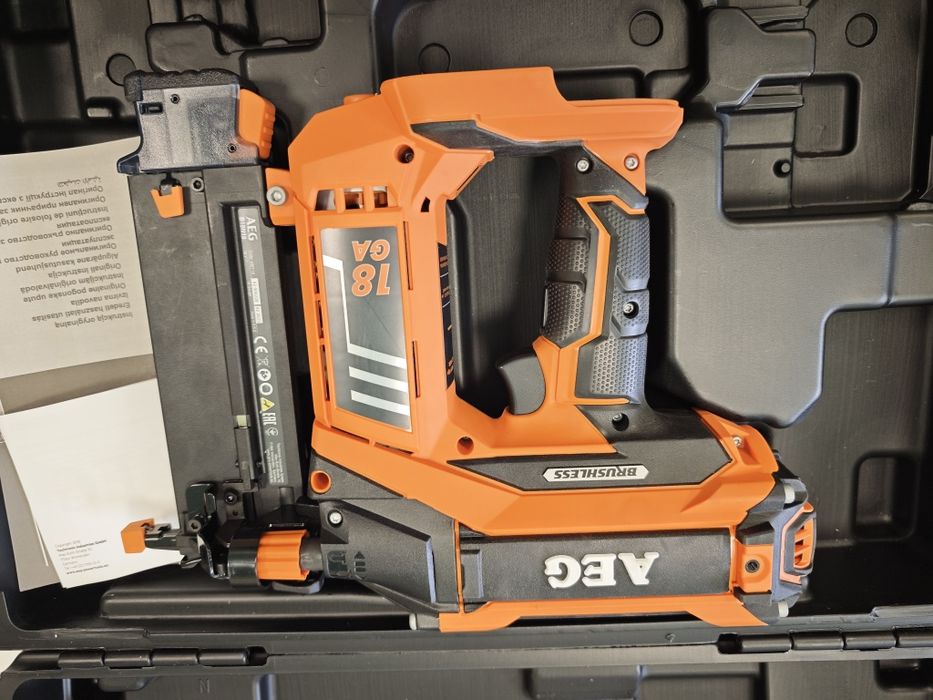 Такер за пирони AEG B18N18 solo 18GA Nailer