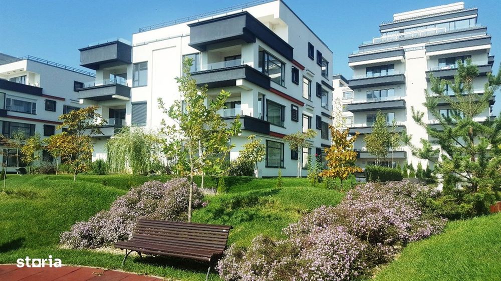 Barbu Vacarescu/ Laguna Residence, 4 camere, lux, etaj 3, parcare — fotografia 1