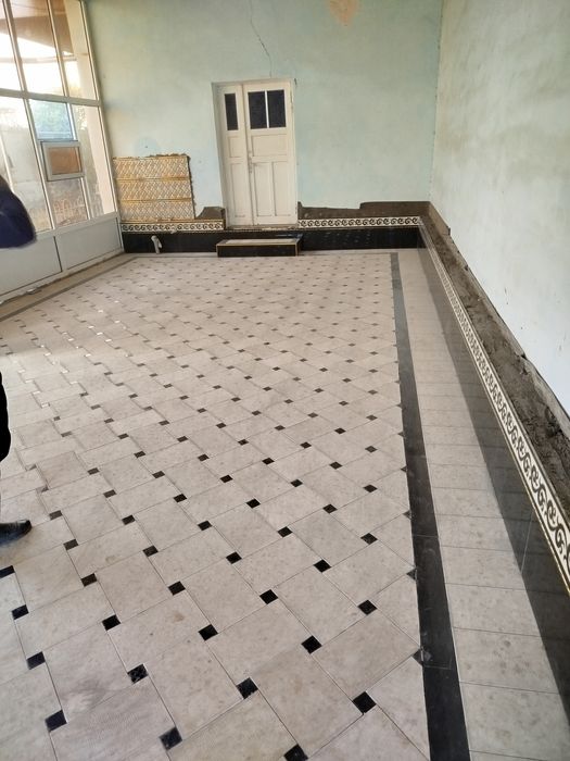 Укладка кафель известняк