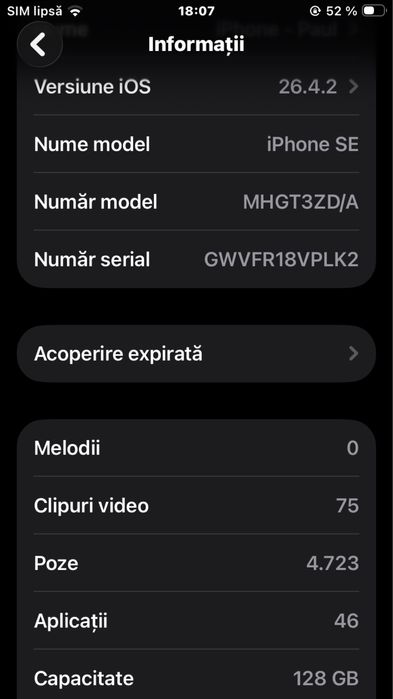 Iphone SE 2, 128gb,la cutie
