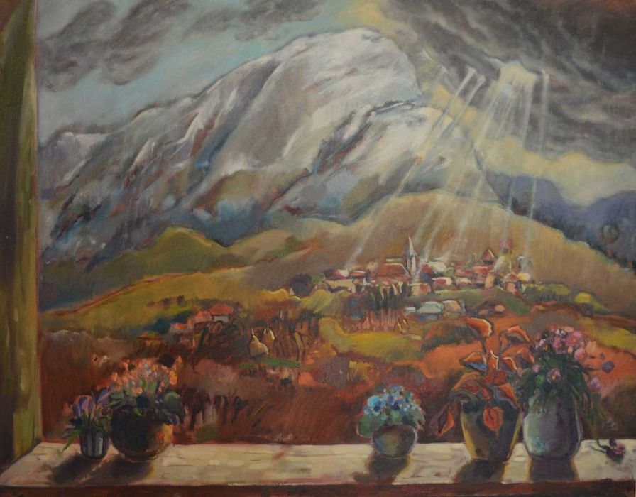 Vand tablou pictat in ulei