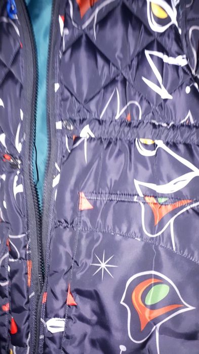 Geaca Matlasata  de Dama reversibila lunga  Marimea L-XL