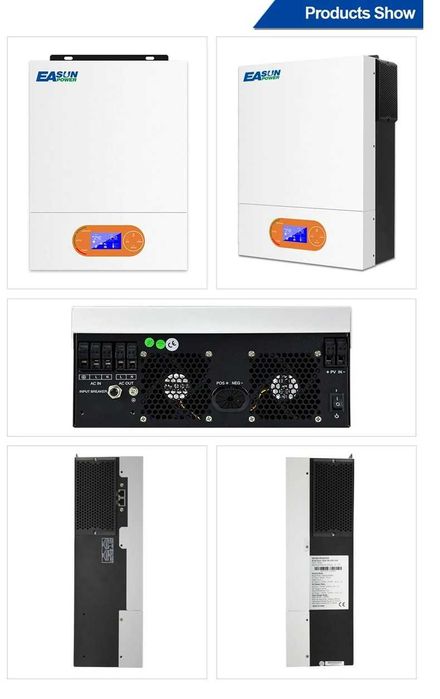Invertor Hibrid Easun SMR-II-6KP-48V-WiFi Alb/ Portocaliu, Off Grid