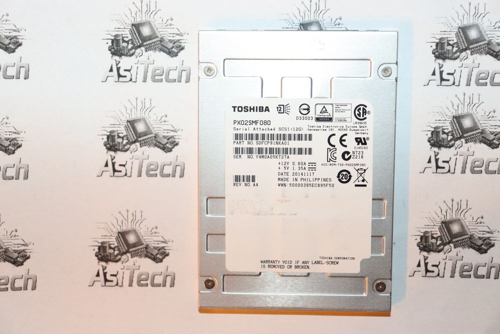 SSD SAS Enterprise MLC  Toshiba 800G 12G 2.5"