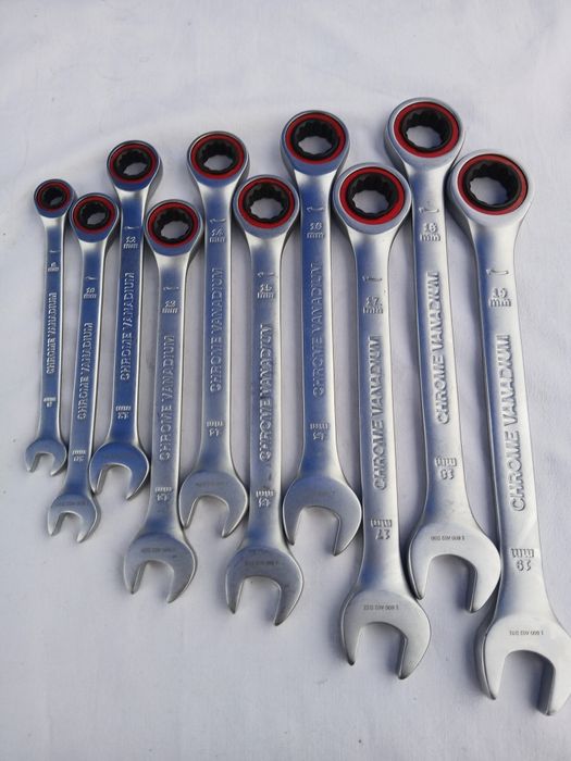 Set 10 chei combinate cu clichet Bosch