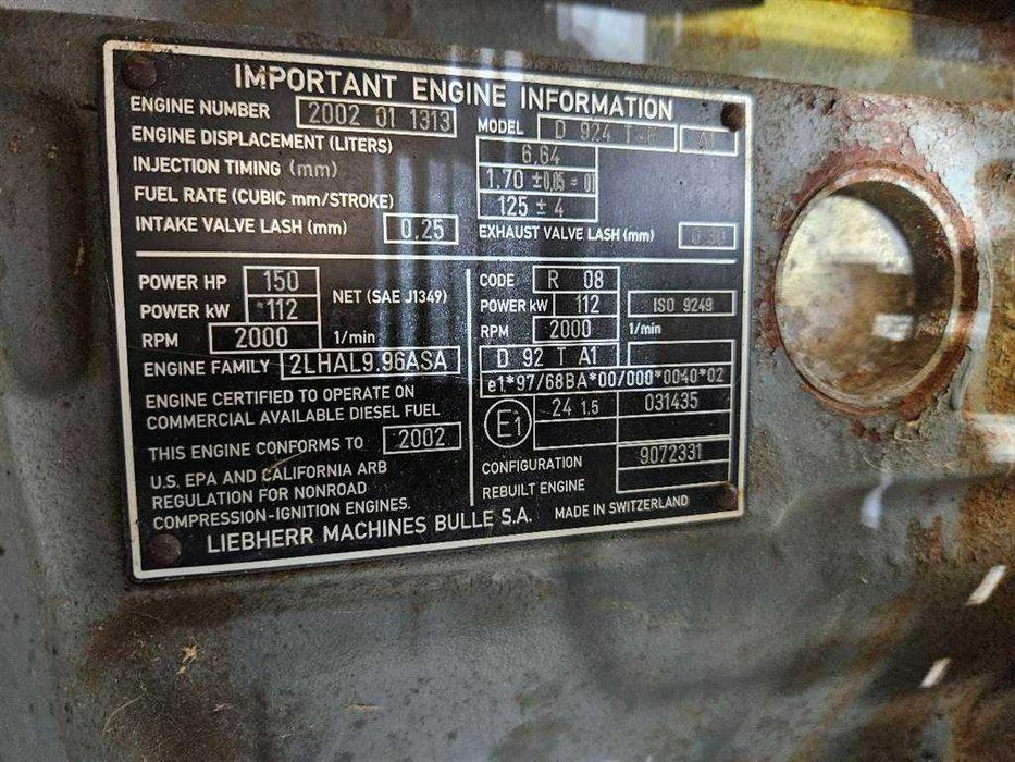 Motor complet Liebherr D924T-E A1 - Piese de motor Liebherr