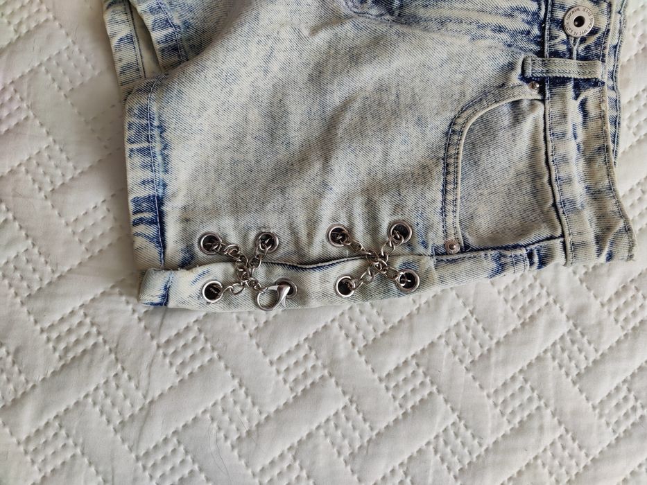 Pantaloni blugi scurți fete XS