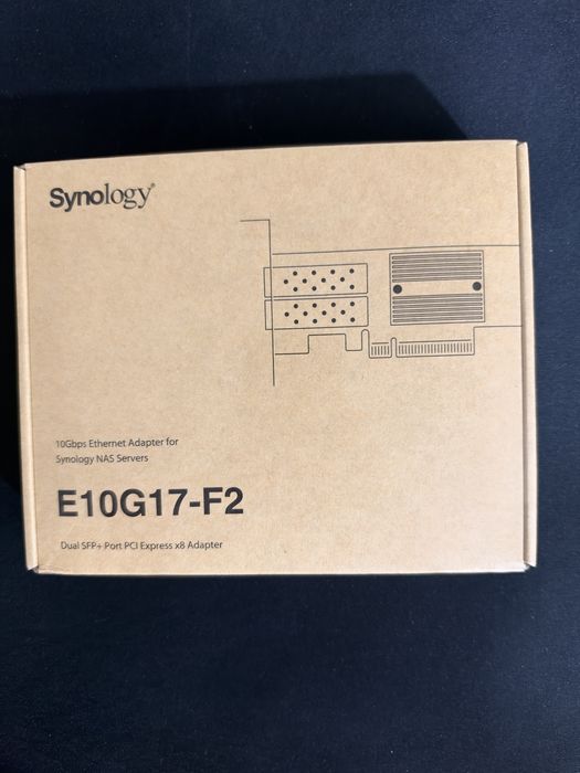 Поодам двухпортовый сетевой адаптер Synology E10G17-F2