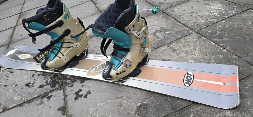 Placă snowboard Hammer și clăpari Raichle 125