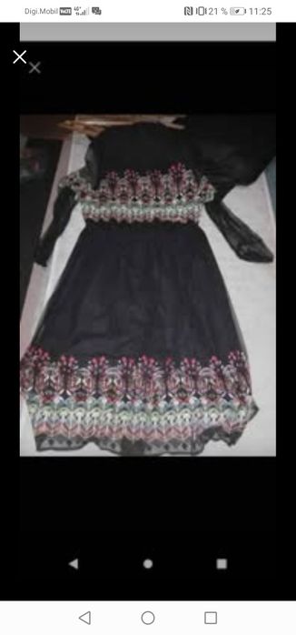 Rochiță voal brodata