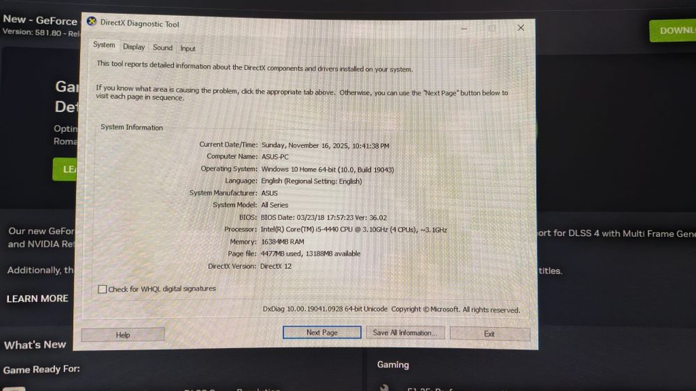 Unitate pc Asus 16 gb
