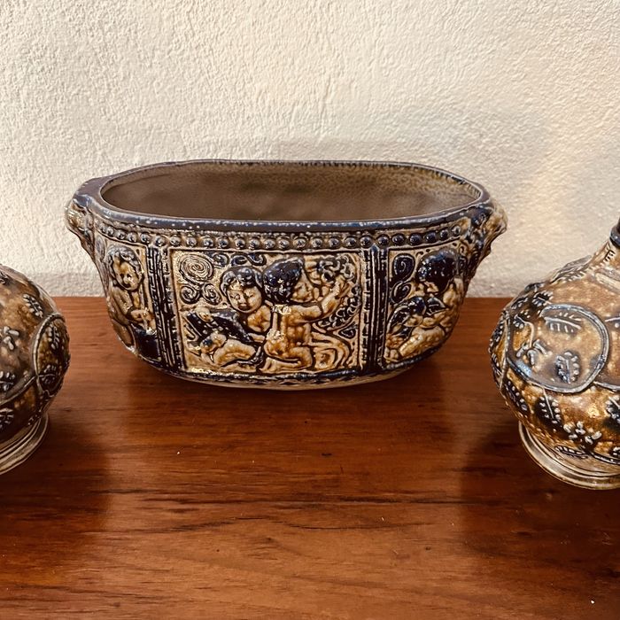 Стар немски керамичен комплект – Westerwald Stoneware
