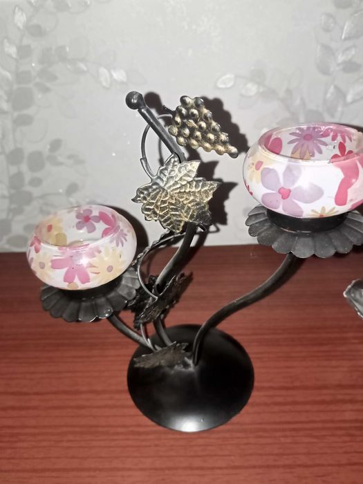 Подсвечник металлический
