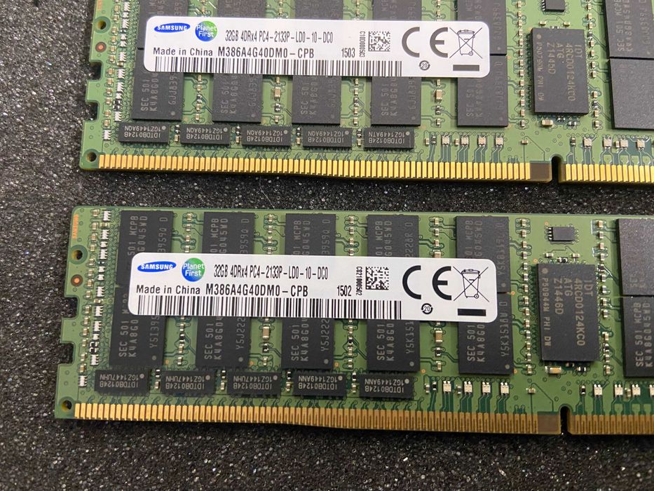 2x 32GB 2133MHz LRDIMM ECC RAM памет (64GB)