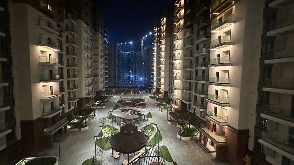 ЖК Oz Mahal Golden House 1 комнатная 42м2 Дархан-3,центр Назарова ор-р