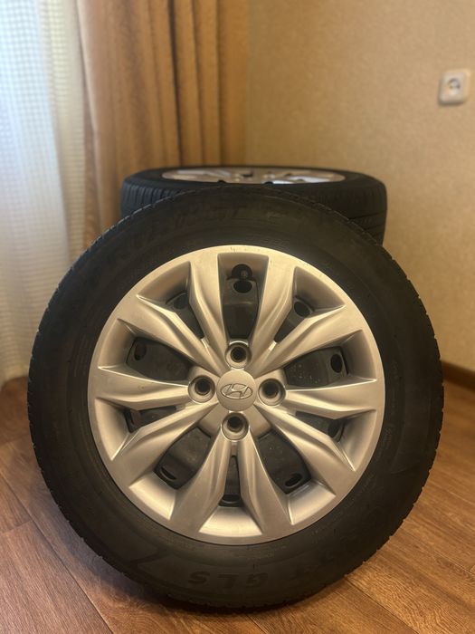 Диски с резиной лето 15( хюндай акцент)