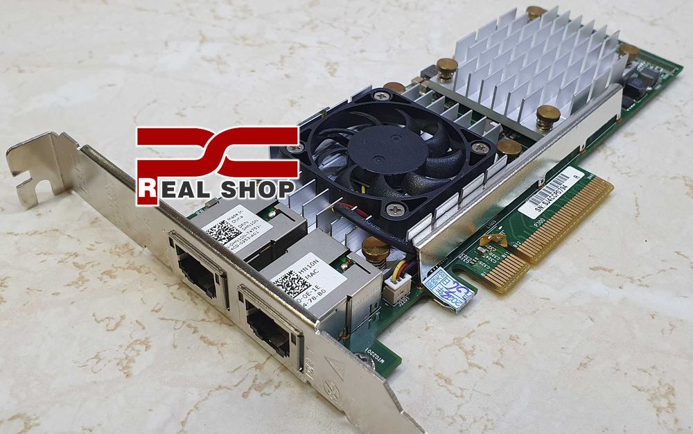 Broadcom Lan 2x Card RJ45 PCIe 2.5G/10G BCM57810 Сетевая карта Server