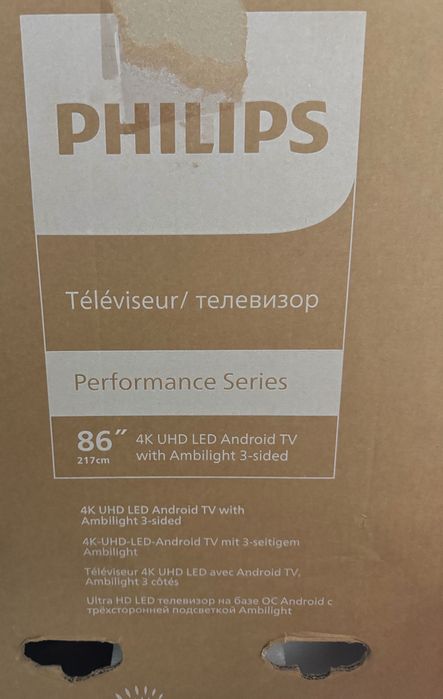 Телевизор Philips 86 4K UHD LED Android