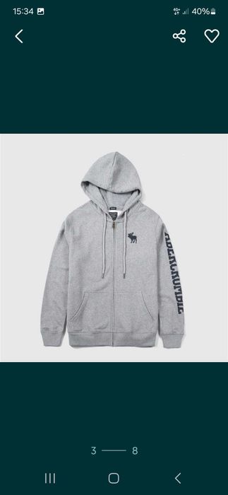 Толстовки "Abercrombie & Fitch".