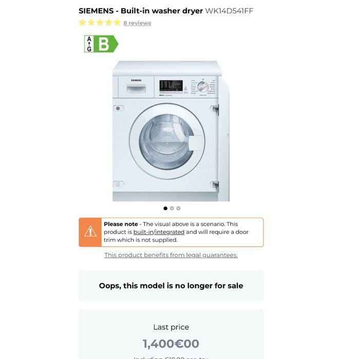 !! PROMOTIE!! Masina de spalat rufe cu uscator Siemens WK14D541FF