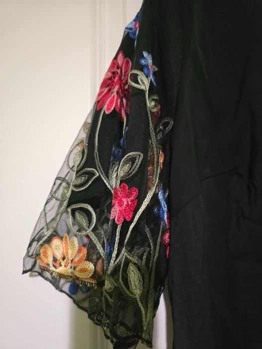Vand set fusta, bluza, cardigan plasa si cardigan poliester  2XL/3XL, noi