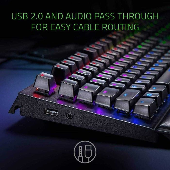 Tastatura Razer BlackWidow Elite mecanica gaming RGB Green switch clicky RZ03-02620100-R3M1 noua Sigilata