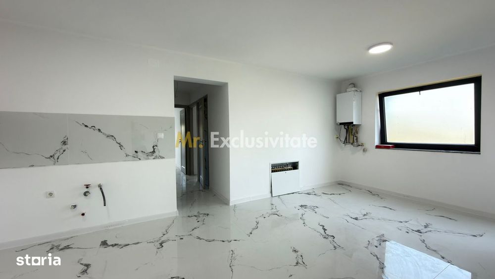 Apartament 3 camere 72.80 mp / Nou nelocuit / Str. Traian - Carei
