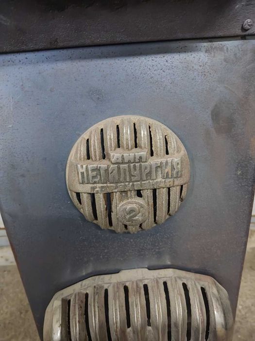 Автентична ретро печка на дърва Металургия 2