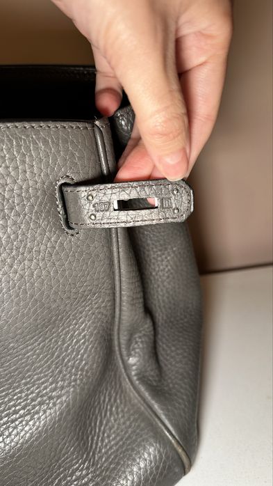 Geantă originala Hermès Birkin 35 – Elephant Grey
