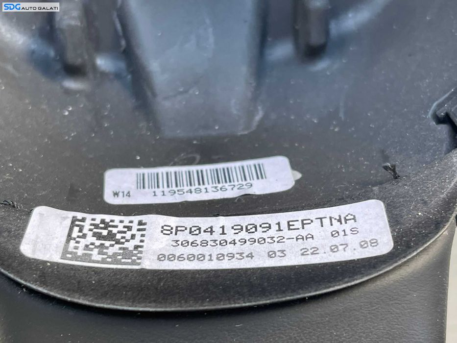 Volan Piele Perforata 3 Spite FARA Airbag cu Comenzi S-Line Sline Audi A3 8P 2004 - 2013 Cod 8P0419091EP [B3447]